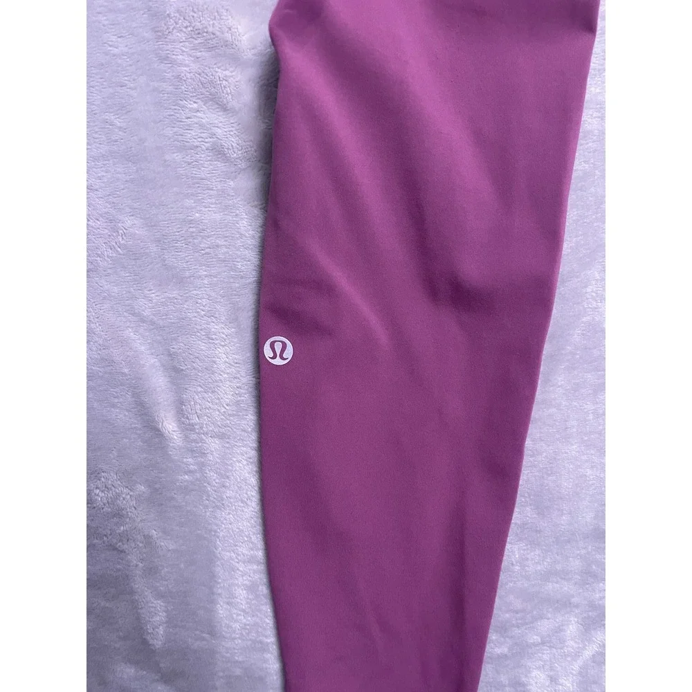 Lululemon Purple Speed Up High Rise Tight 28 Reflective Running Leggings Mens 6